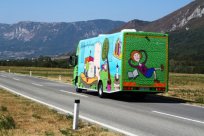 Nov bibliobus je 17. avgusta pripeljal v Ajdovščino